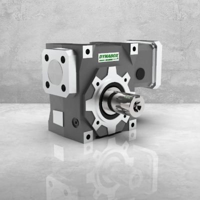 Schneckenradgetriebe Dynabox Girard Nidec Graessner Austria Abtriebshohlwelle mit Passfedernut