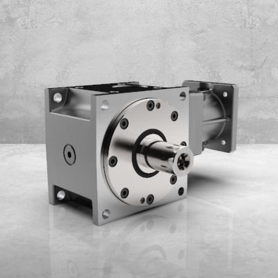 DynaGear 1L bevel gear hypoid gearing full shaft Servo gearbox