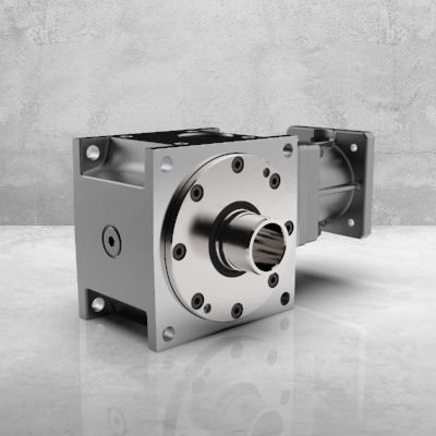 DynaGear 1LSV Peel gear Hypoid gearing Hollow shaft Servo gearbox